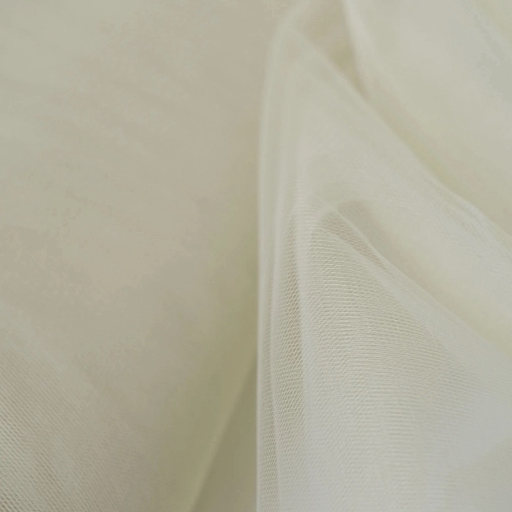 BRIDAL TULLE “IVORY” by the yard, Fabric. 108” wide